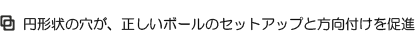 円形状のアライメント