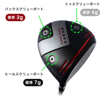 オノフ ドライバー 黒 SHINARI ラボスペックシャフト ウェイト 